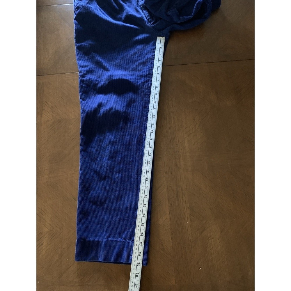 VTG Woolrich Men's Navy Corduroy Pants 34x29 Pleated Baggy Loose - Picture 14 of 16